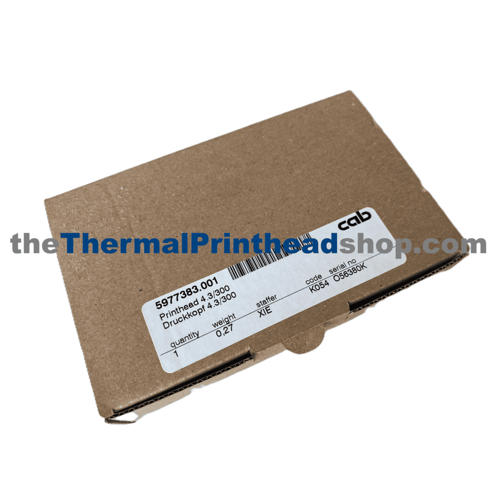 CAB SQUIX 4.3 Original 300 DPI Thermal Printhead (5977383.001)