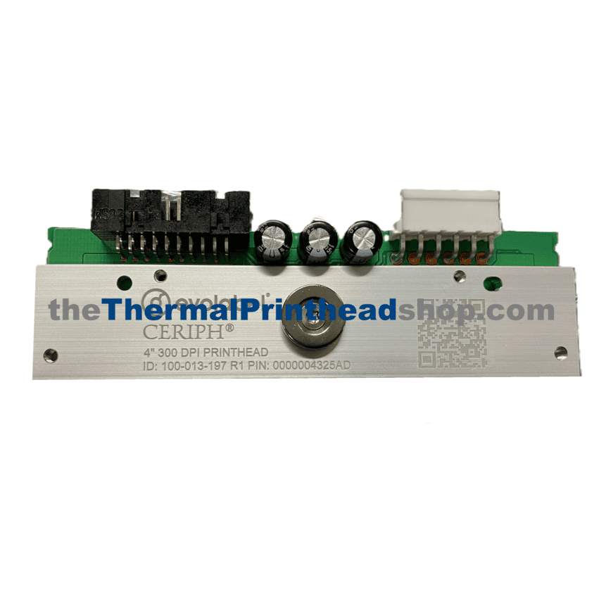 Evolabel 100-044-900 4" 300 DPI OEM thermal printhead front view