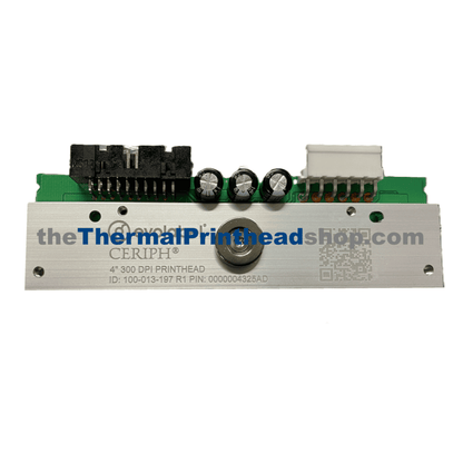 Evolabel 100-044-900 4" 300 DPI OEM thermal printhead front view